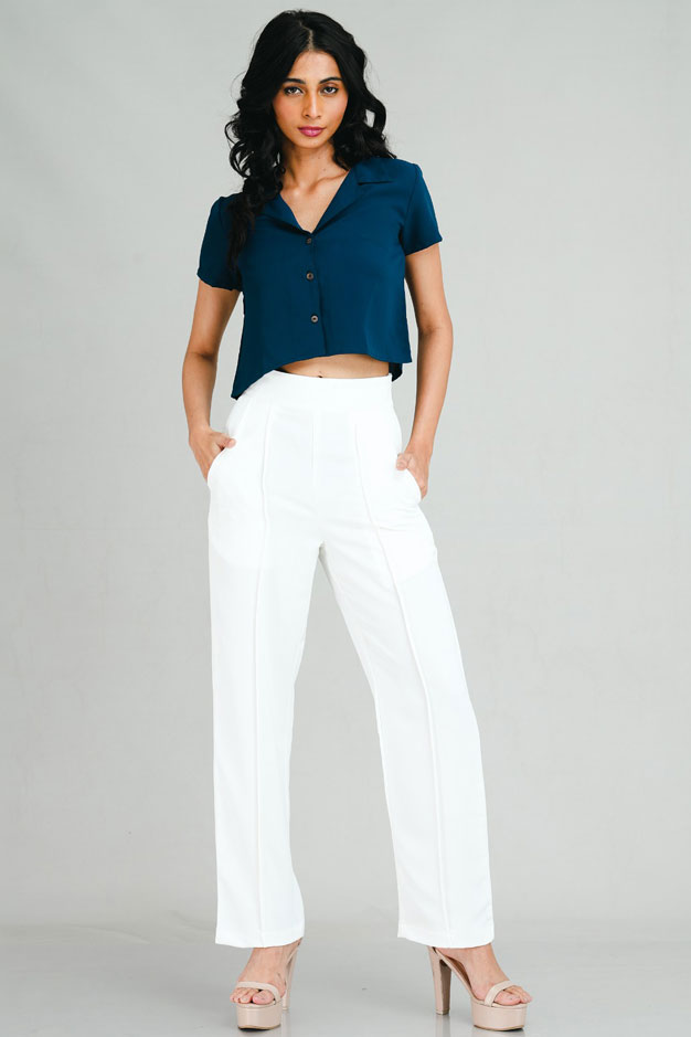 Pleat-Front Pants